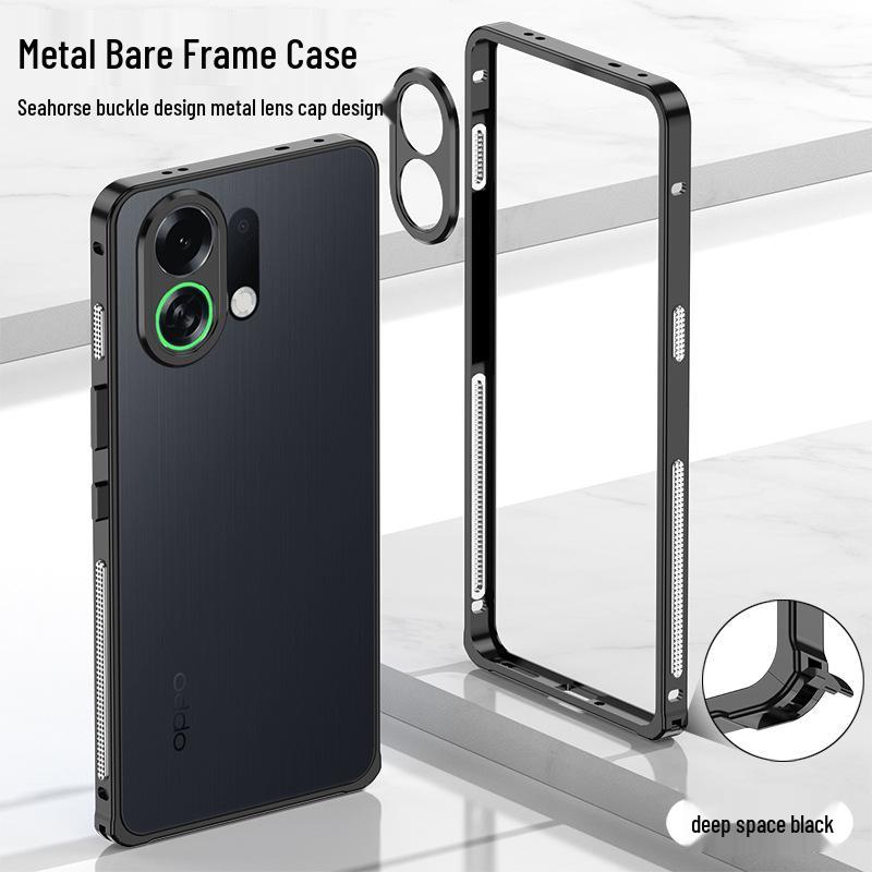 Compatible with Oppo K13 Turbo/Pro: Metal Haima Buckle for Drop-proof Heat Dissipation, Supercar Single Frame OPPO K13 Turbo Pro глубокий космос черный
