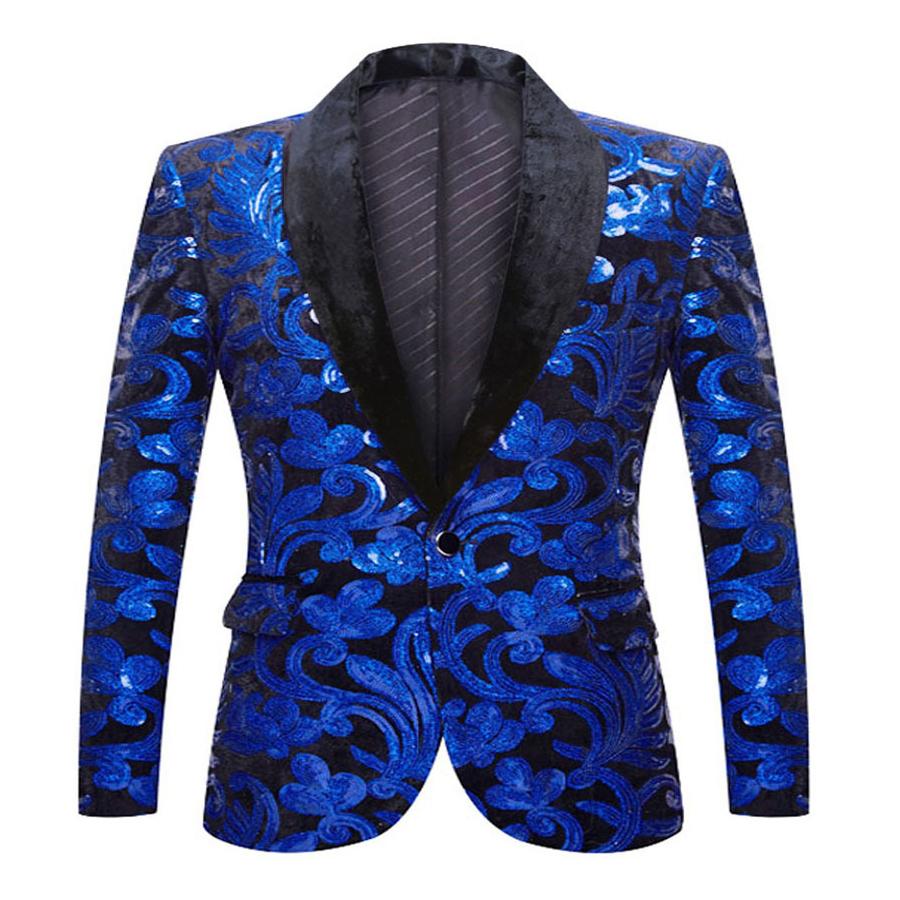 

Детские Модные Пиджаки Блейзеры с Золотыми Блестящими Пайетками и Цветочным Узором 4T королевский синий