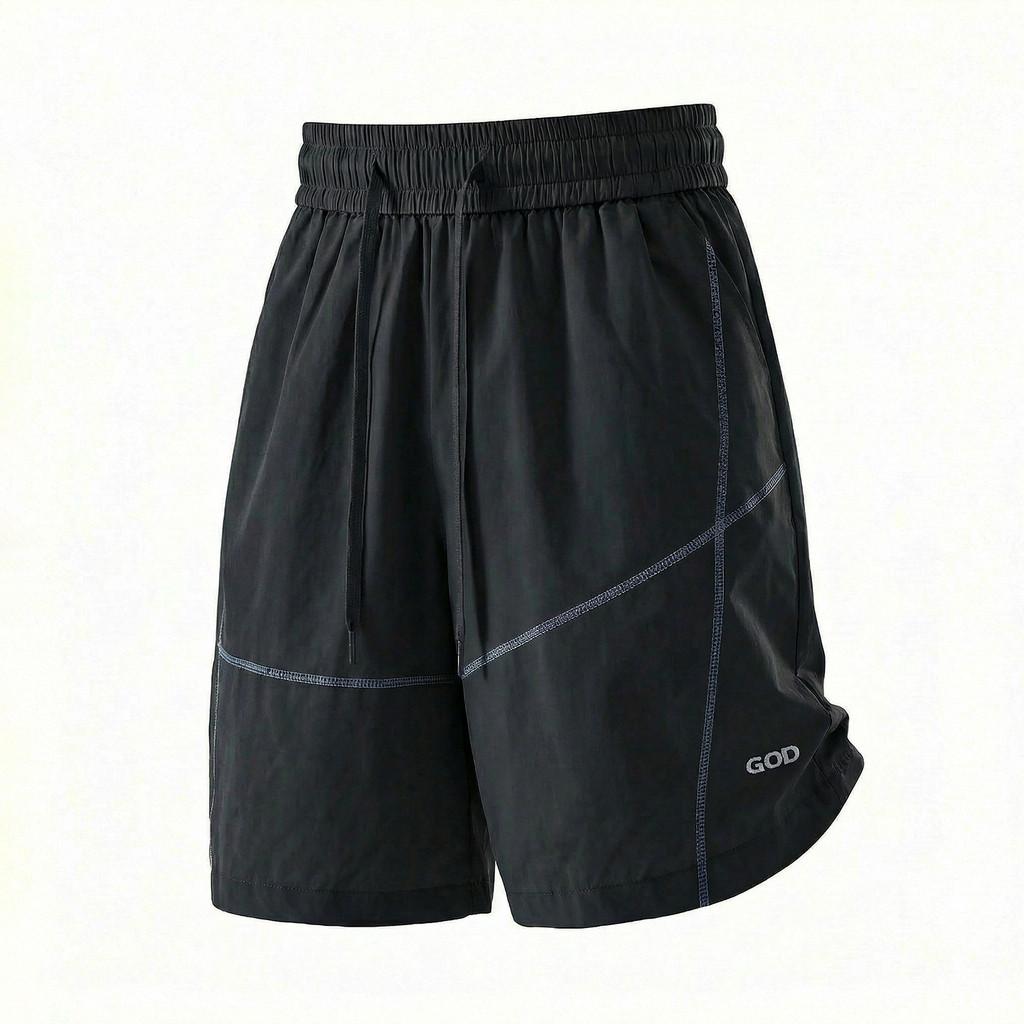 Sports Shorts For Men With Micro Elastic Polyester Material Casual Beachwear For Youth