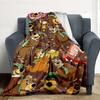 Bears Friends Flannel Blanket Throw Blanket Soft Warm Sofa Bed Camping Home Decor Unique Christmas Gift C9261111
