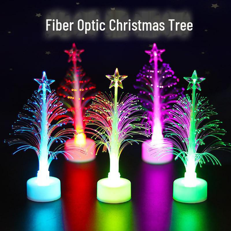 

Светодиодная светящаяся новогодняя елка с сосновыми иголками - яркая праздничная декоративная игрушка 14cm Gypsophila Christmas Tree