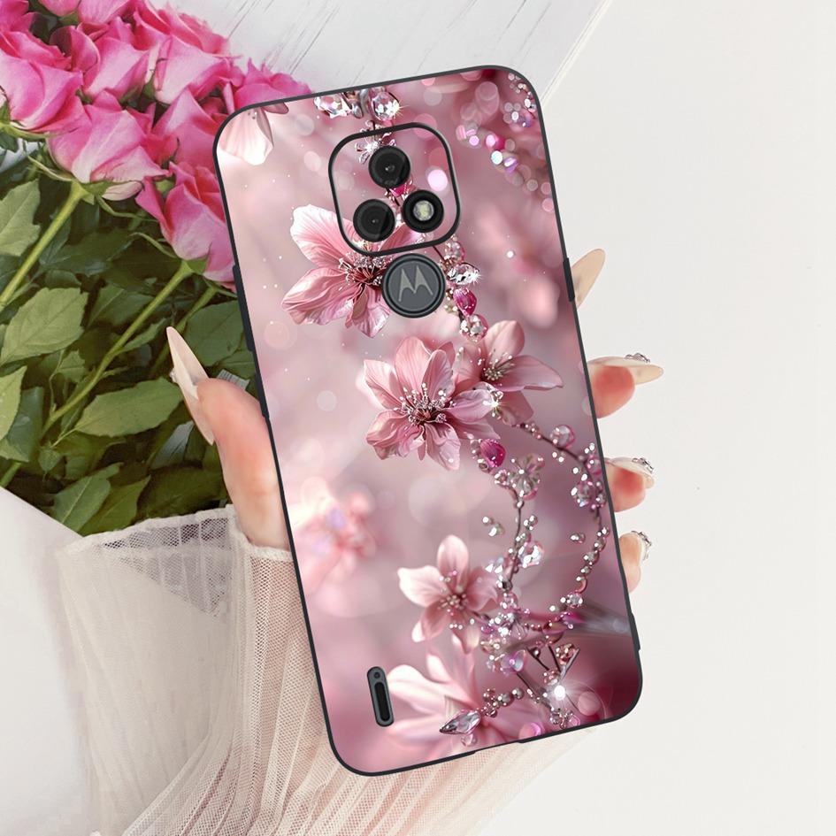 For Motorola Moto E7 Plus Case XT2081-1 Fashion Butterfly Bowknot Soft Silicone Cover For Moto E7 E7i Power XT2097-13 TPU Fundas