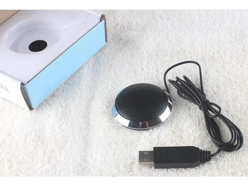 Omnidirectional Conference & Streaming Condenser Microphone for Online Classes and Mobile Recording