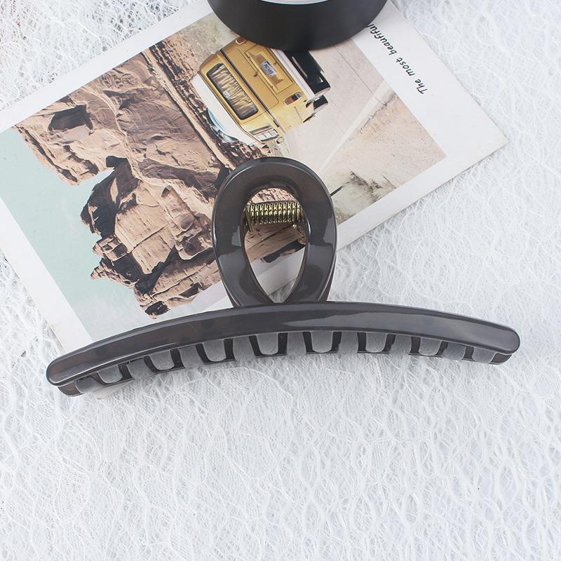 

Акриловая неровная геометрическая волна заколка-краб большой аксессуар для волос для женщин - Зажим-акула высокого класса для прически 130*50*60 mm