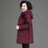 Nuova Giacca in Piuma e Cotone da Donna Giacca in Cotone per Donna Giacca in Cotone Ispessita da Donna per l'Inverno Giacca con Cappuccio per la Mamma