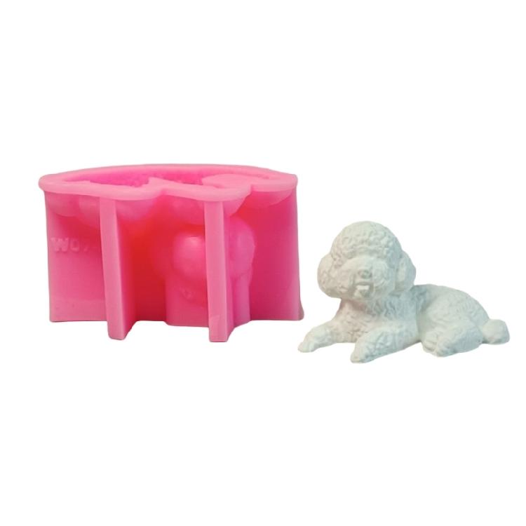 Dog Puppy Animal Silicone Molds Epoxy Resin Molds for Candle Soap Making Fondant Silicone Mould for Candy Chocolate 1