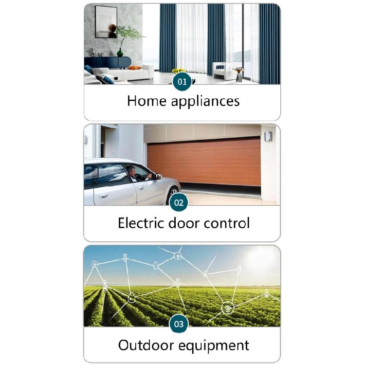 433Mhz 4CH Remote Control Duplicator Cloning Code Car Key for Garage Door Gate