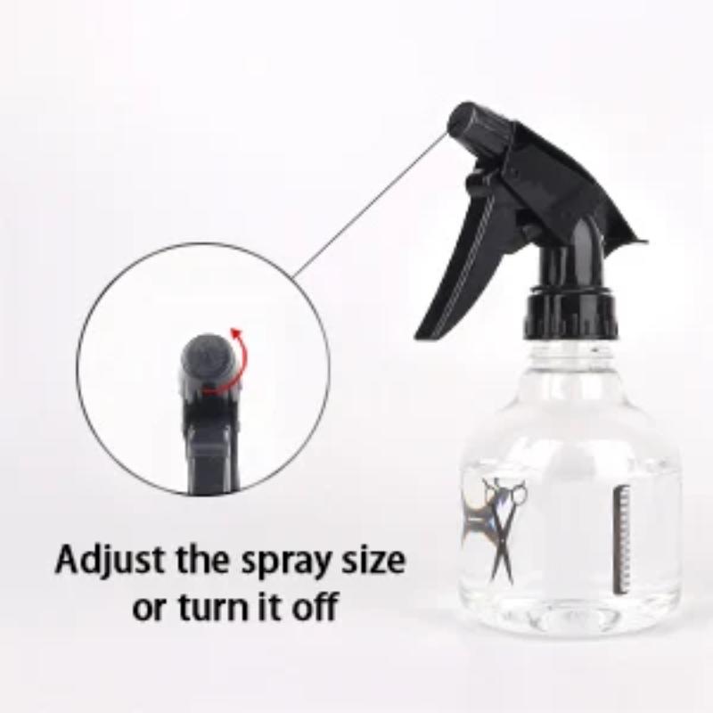 Hair Mist Sprayer Bottle 250ml 8oz Durable Plastic Design for Salon-Level Hair Care at Home