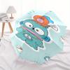 Cute character,Kawaii design Automatic Folding Umbrella Simple 8 Rib Design, Bright Cartoon Pattern, Durable Iron Frame, Suitable For Travel