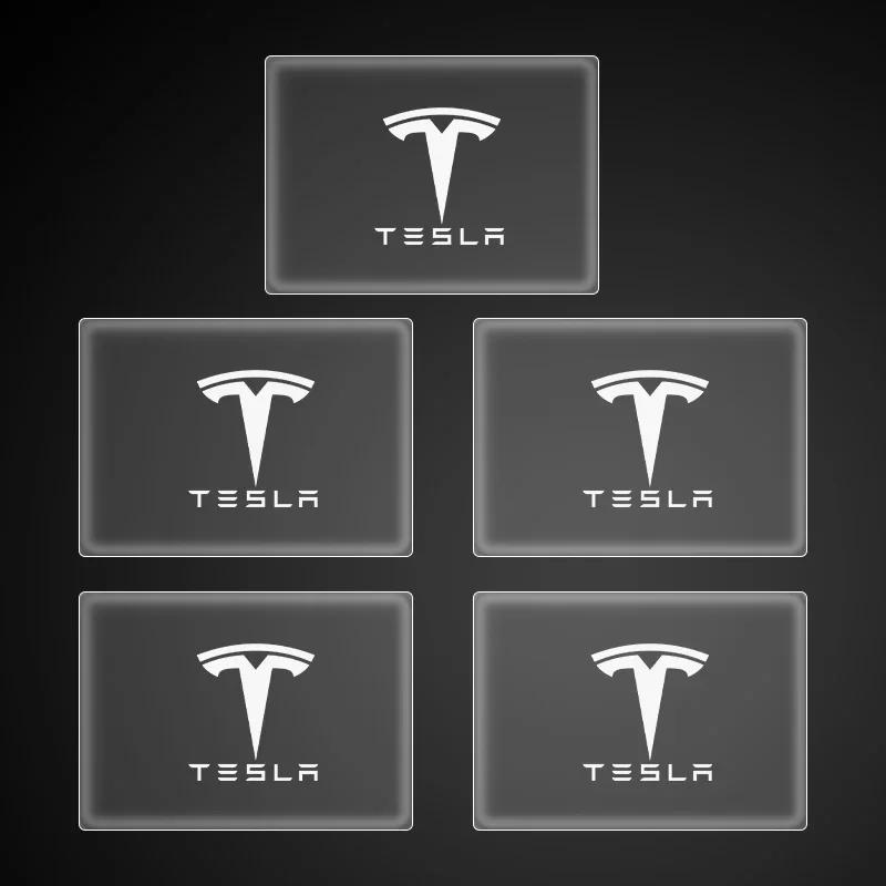 Autoaufkleber 2025 Neu Tesla 2/5/10 Stück Auto Türgriffaufkleber Reifen Rückspiegel Aufkleber Für Tesla Model 3 Model X S 2016-2020
