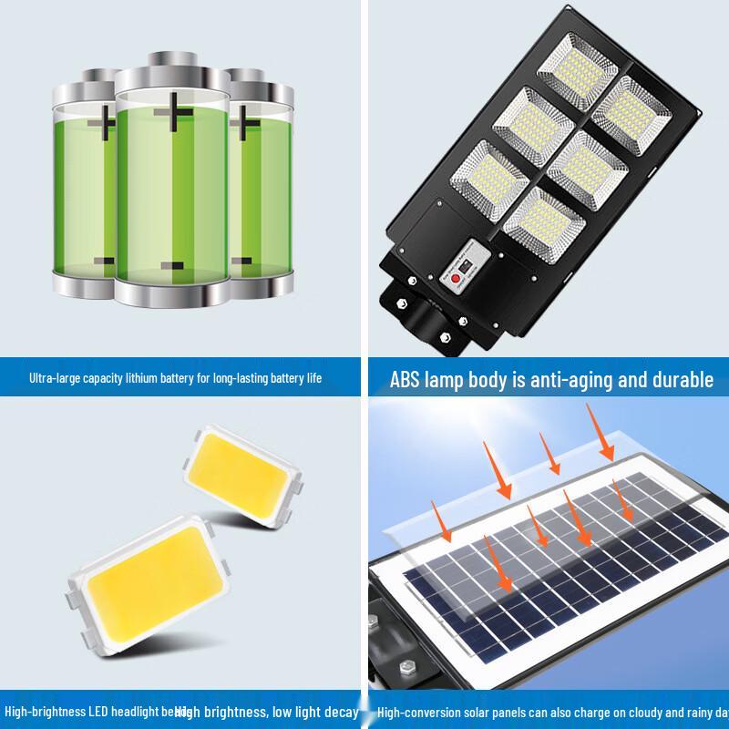 NuFeng 500W Integrierte Solare Bewegungssensor Außenleuchte