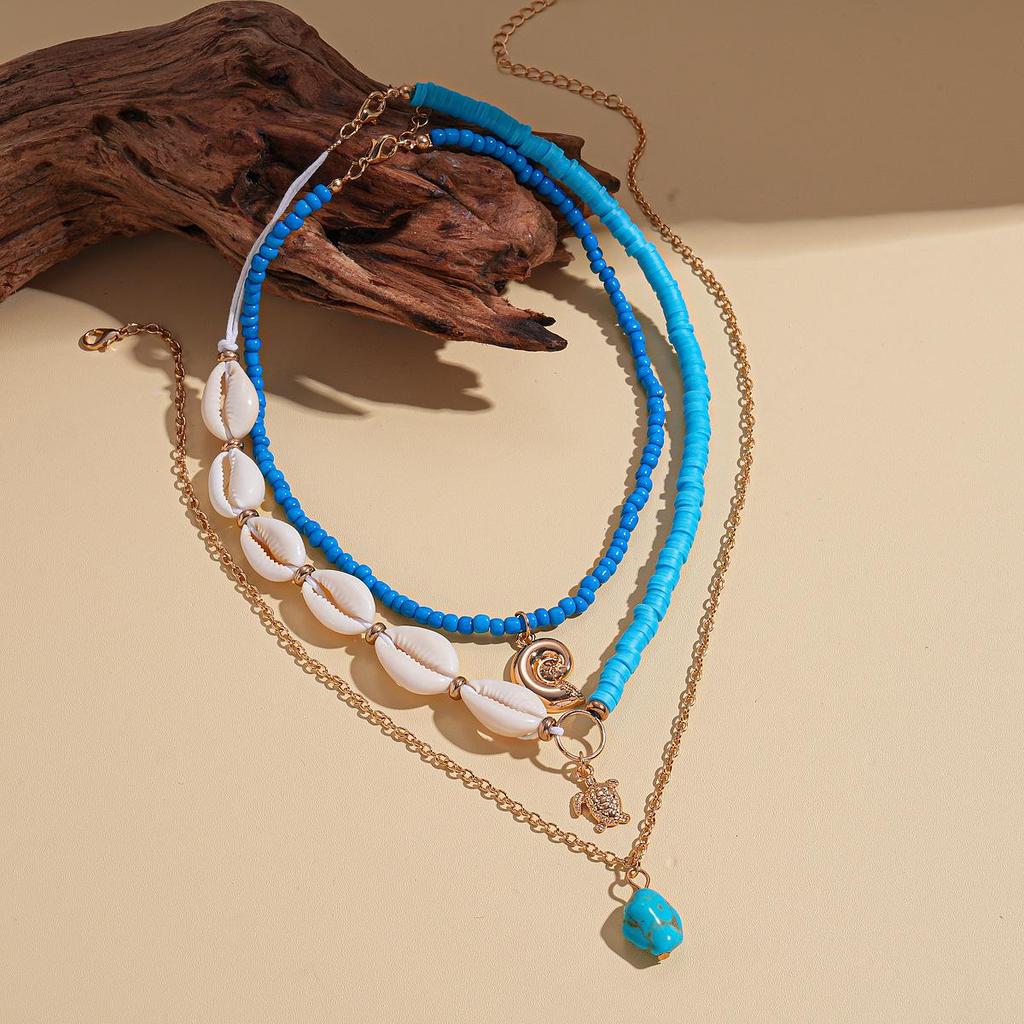 Elegant Acrylic Glass Beaded Pearl Necklace for Women – Versatile and Sophisticated Accessory