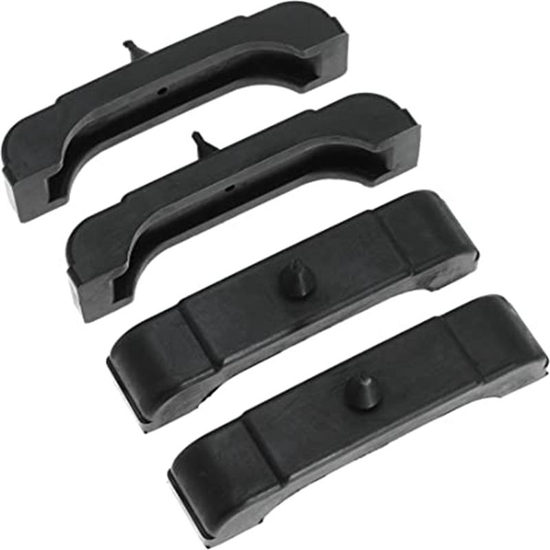 4pcs 4012326681S Black Rubber Three-core Radiator Mounting Pad For Chevrolet Chevrolet GMC 4Pcs