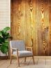 Wallpaper Golden Boards Wood