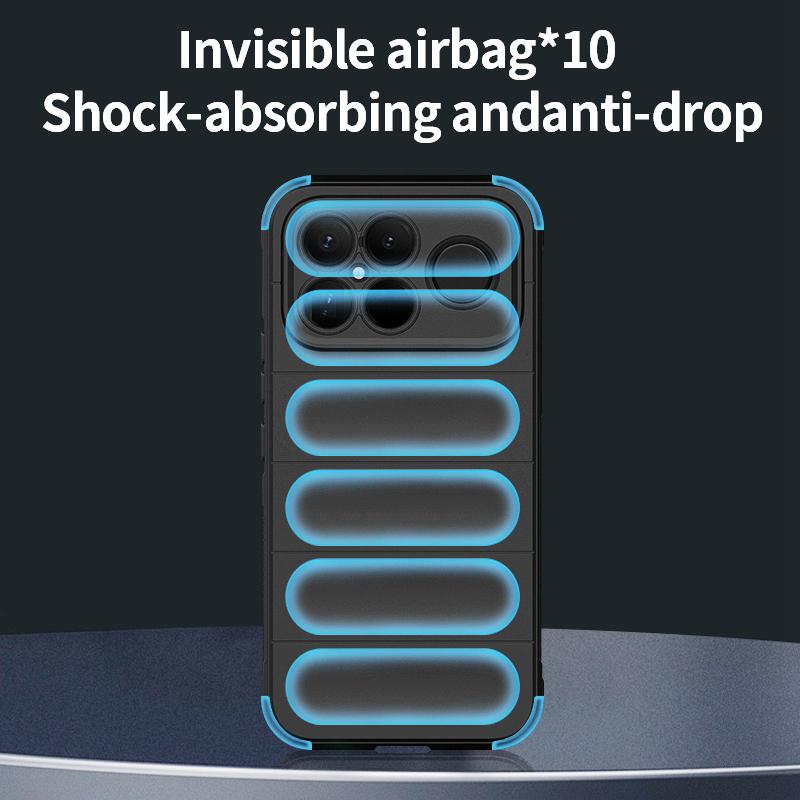 KEYSION Shockproof Matte Phone Case for Xiaomi POCO F8 Ultra F8 Pro Anti-skid Soft Silicone Phone Back Cover for POCO F8 Pro