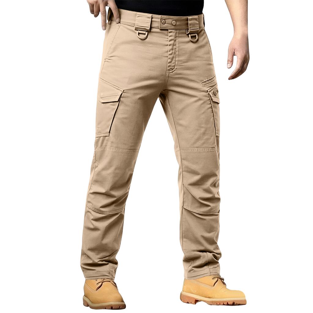 Men's Outdoor Hiking Tactical Cargo Pants Breathable Quick Dry Stretch Work Pants with Multiple Pockets for Utility and Comfort