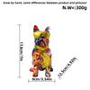 Simple Colorful Tie Dog Ornaments Living Room Entrance Desk Resin Crafts Home Decoration Supplies