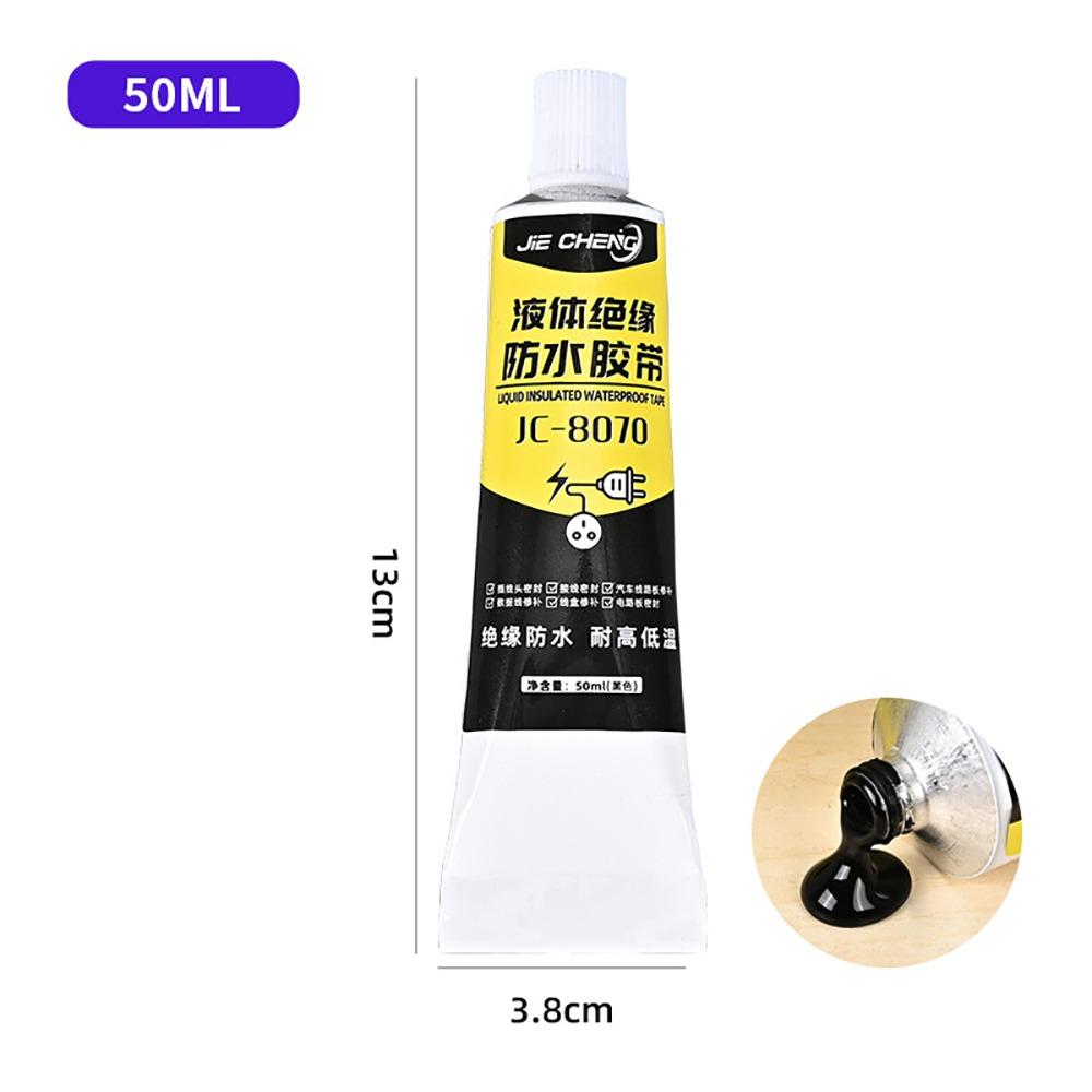 1Pcs Sealant Electrical Tape Waterproof High-Temperature Resistant Liquid Insulating Tape 50ml Wire Cable Repair Glue