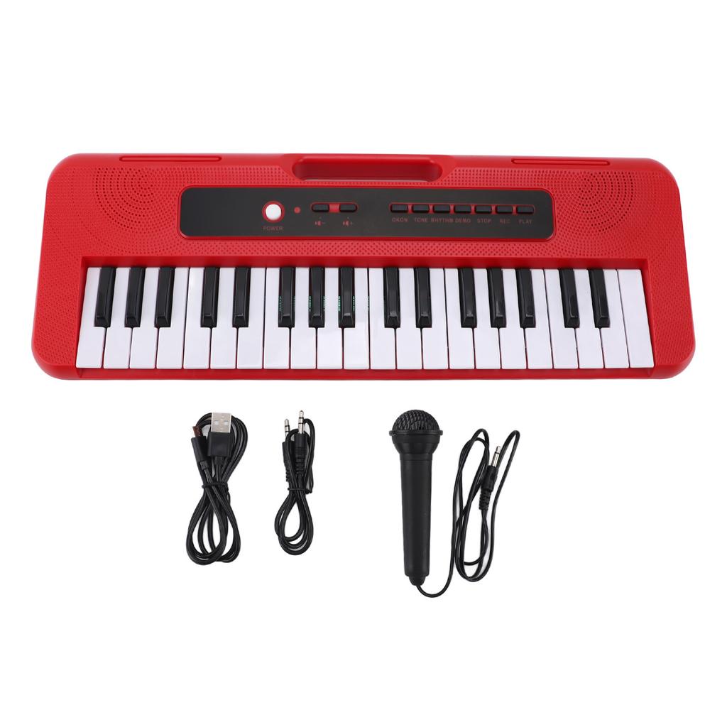 Kids Keyboard Piano 37 Keys Multifunction Musical Instruments 4 Tones Portable Small Piano Keyboard