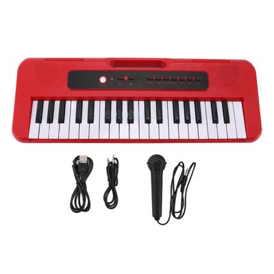 Kids Keyboard Piano 37 Keys Multifunction Musical Instruments 4 Tones Portable Small Piano Keyboard