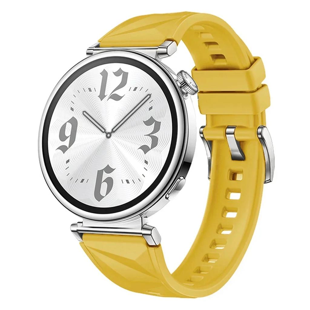 New Silicone Strap For Huawei Watch GT5/GT4 41MM Official Color Lce crystal Patterned Bracelet For Huawei Watch GT5 Pro 42MM