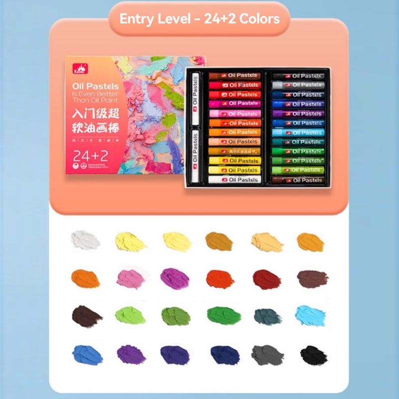 

Artist Soft Oil Pastel Set 16/24/36/48 Colors Beginners Painting Drawing Student Graffiti Art Crayons Washable Oil Paint Sticks