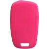 Key Fob Cover for Equinox Cruze: 5 Buttons Silicone Key Fob Case Fit for Chevy Camaro Malibu Impala Sonic Buick Regal Crosse Cascada Verano GMC