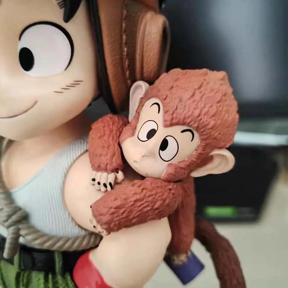 New 15cm Anime Dragon Ball Son Goku Figure With Monkey Kid Goku Action Figure Pvc Statue Collection Model Toys Gifts