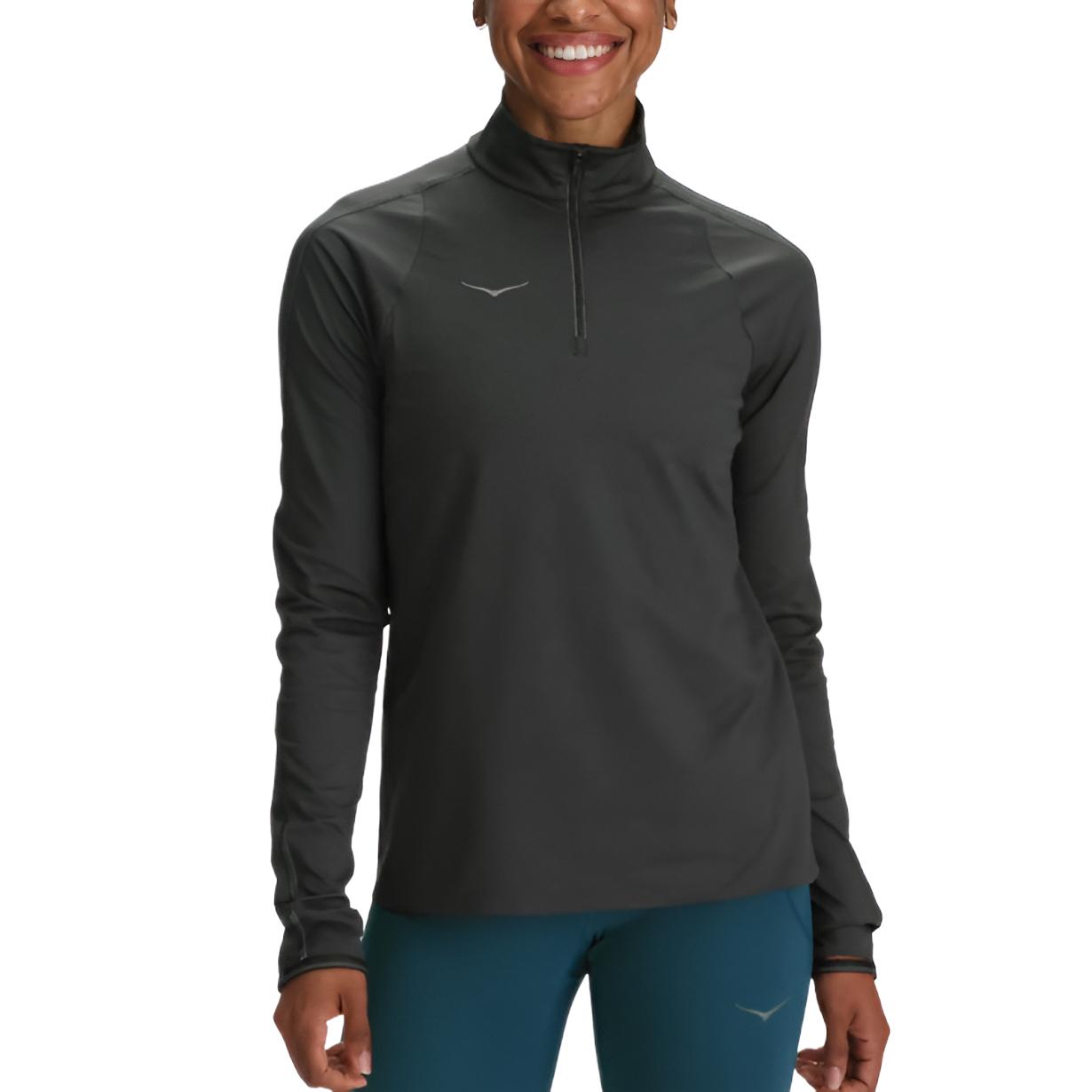 HOKA ONE ONE Running T Shirt Women s 1164155-BLK L
