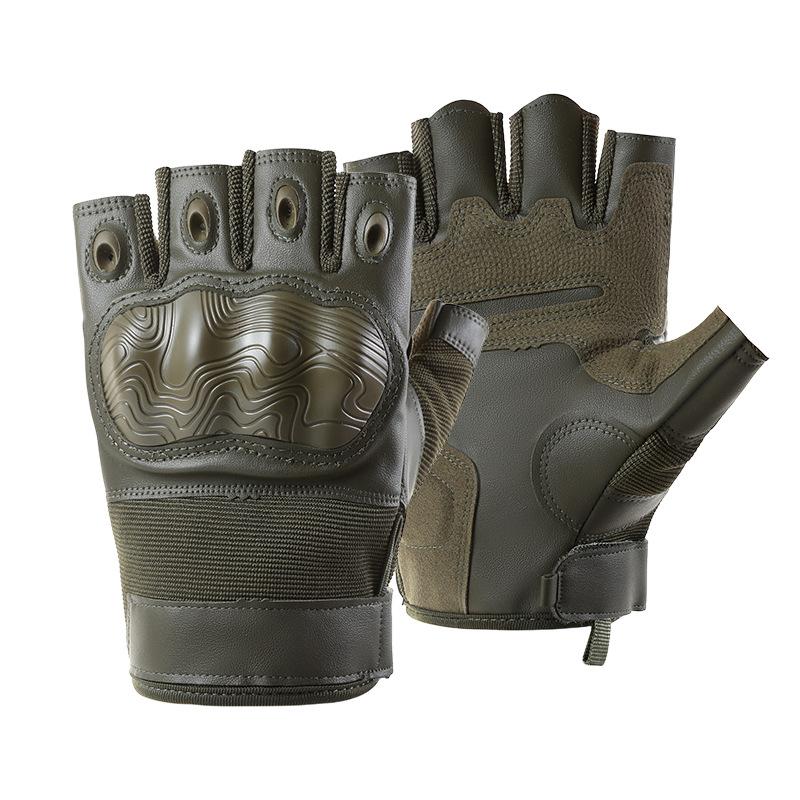 

Outdoor Tactical Gloves for Men s Non Slip Shock Absorption Half Finger Hard Shell Protection Training Rock Climbing Cycling Military Fans Gloves XL