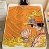 ONE PIECE Flannel Blanket Nice Printed Pattern Great For Sofa Bedroom Chair Bed Picnic Travel -HE19