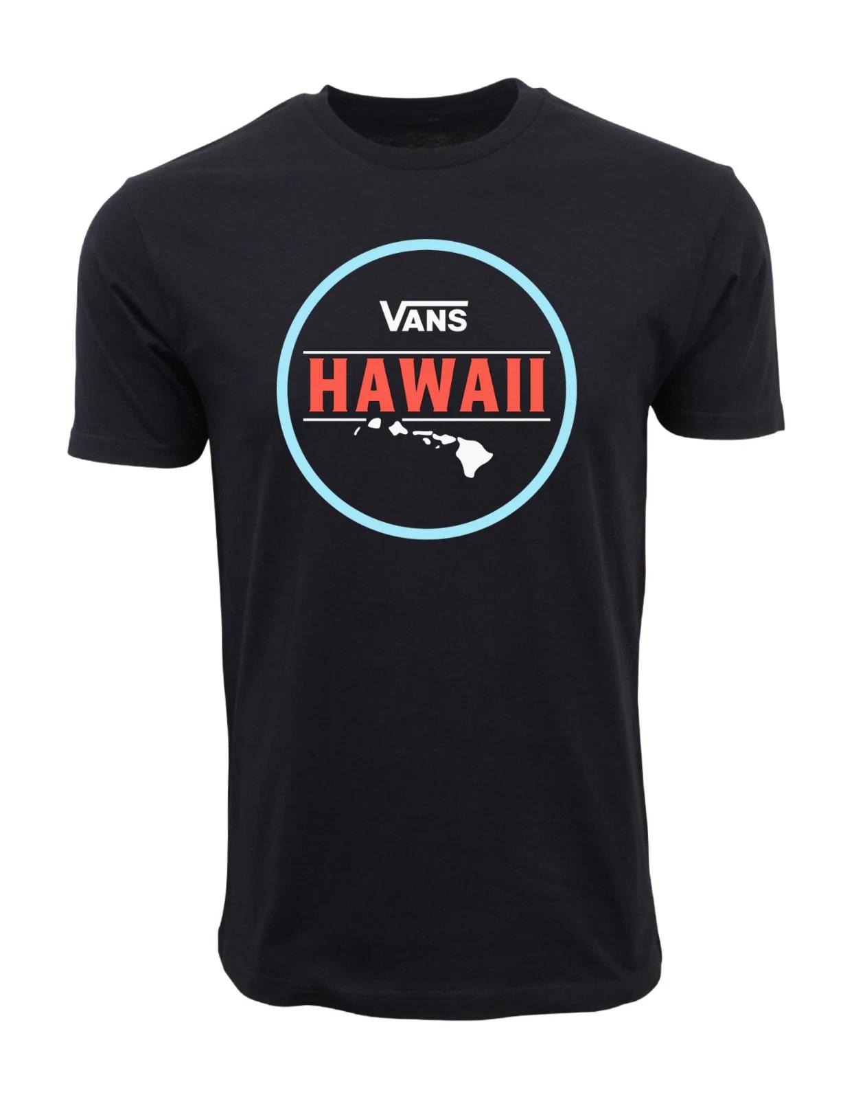 Men s Casual Graphic VANS MENS HAWAII MAP T SHIRT T-Shirt XL