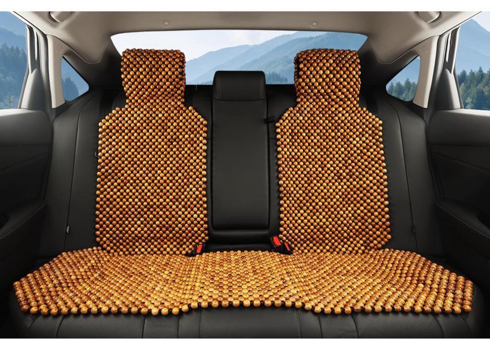 Universelles Ganzjahres-Autositzkissen aus Holzperlen für SUV, Limousine, LKW