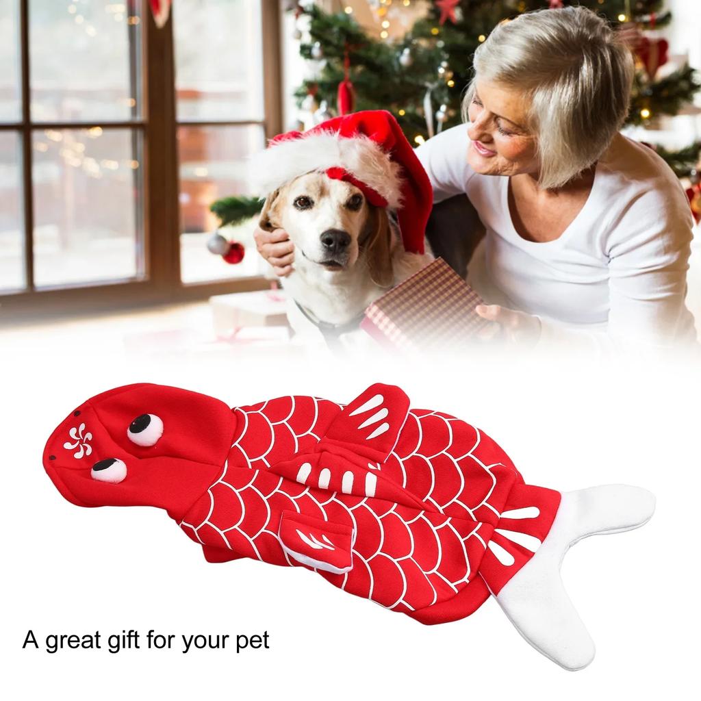 Hund Fischkostüm Interessante Halloween Hundekleidung Für Hunde Katzen Cosplay Goldfisch