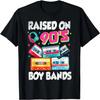 Raised On 90s Boy Bands Cassette Tape Retro T-Shirt