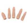 5 Pcs Silicone Nail Training Finger High Elasticity Bendable Joint Thickened Nail Practice Finger Model for Nail Salon