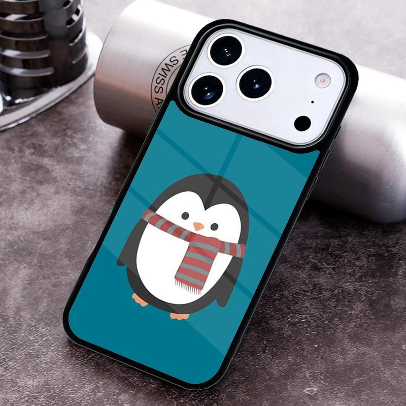

Cute Lovely Penguin soft Phone Case For iPhone 17 16 15 14 13 12 11 Pro Max Plus 17Air Soft Silicone Cover iPhone 14 Pro Max
