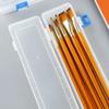 1Pc White Storage Box 33X7X3.5Cm For Brushes Painting Pencils Watercolour Pens Arts Crafts Sewing Drawing Protctor Hand Tools