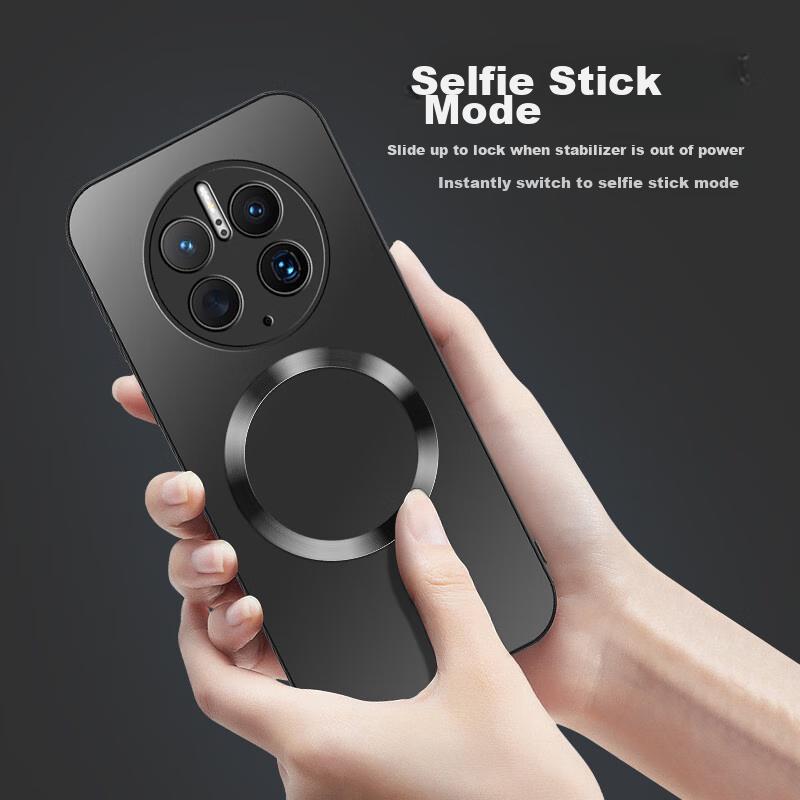 AG MagneticPhone Case for Huawei Mate50 Pro, Huawei Mate50 Pro Protective Cover, Matte Ultra-Thin Shockproof Anti-Fingerprint Case - Graphite Black