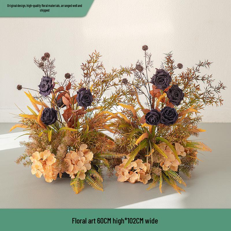 Retro Pastoral Artificial Autumn Flowers for Home, Hotel, Mall, and Outdoor Decor