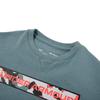 Under Armour Letter Print Crew Neck Sweatshirt Kids Tops Grey Blue 1357592-424
