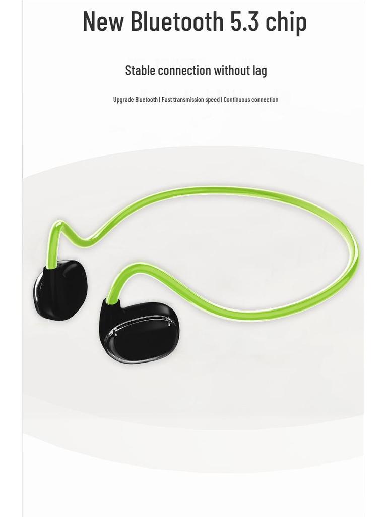 Neck-Hanging Open-Ear Bluetooth Headphones with Long Battery Life