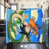 1pz Coperta in Flanella con Stampa Son Goku, Alta Qualità per Tutte le Stagioni, Decorazione per la Casa, Calore e Comfort, Perfetta per Regali di Natale