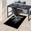 1pc Sons of Anarchy themed Office Carpet Chair Mats - durable polyester rug for home theater, office, dorm room decor - tA77