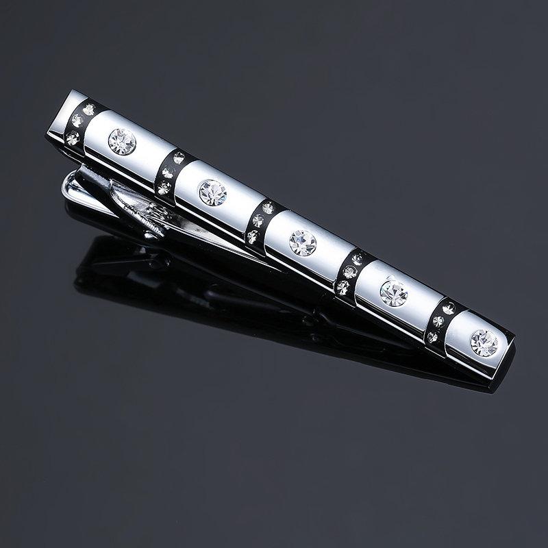 high-end Tie Clip Classic golden Clasp Pin for men's Accessories jewelry gifts