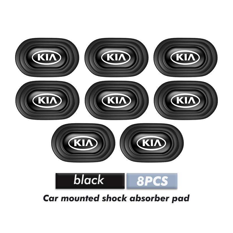 BBEA9 8pcs Car Door Anti-Collision Shock Absorber Sticker Accessories Sticker For KIA Sorento Stinger Spectra Niro Cadenza Sephia