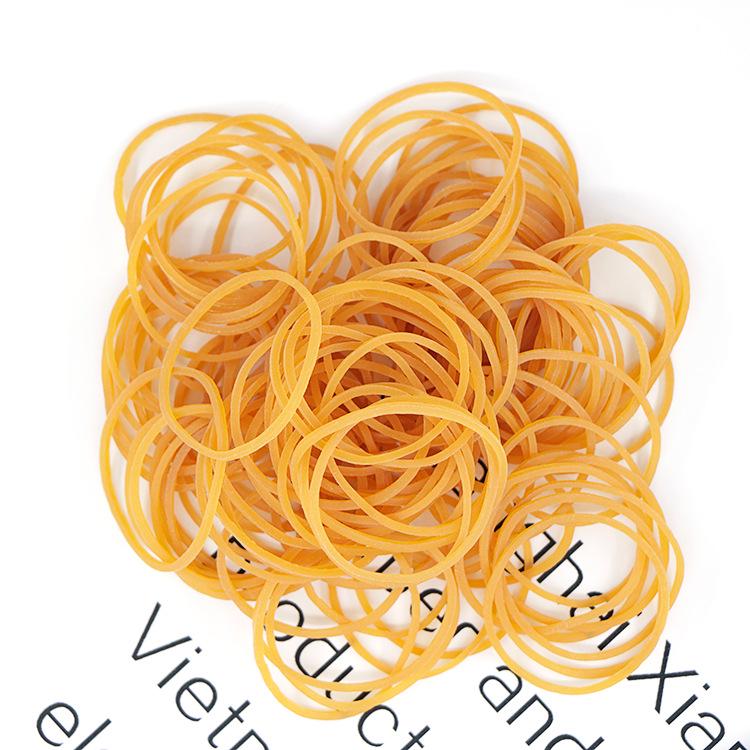 High Tensile Durable Yellow Cowhide Rubber Bands - Industrial & High-Temperature Resistant