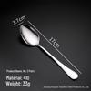 no. 3 pointed dessert spoon, Set de 5 piese
