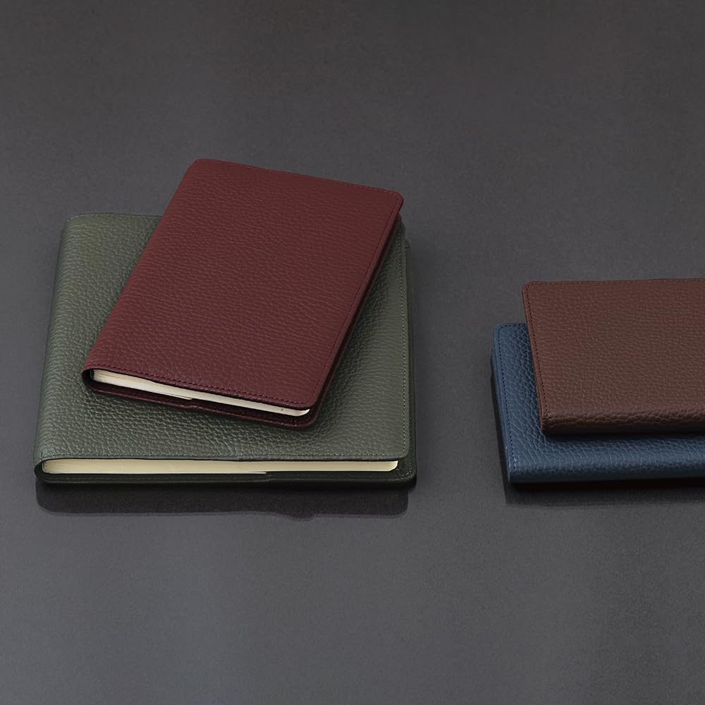 QUOVADIS Genuine Leather (Cowhide) Planner Cover "French Classic" 8.8 X 17cm Navy (qv88x1728nv)