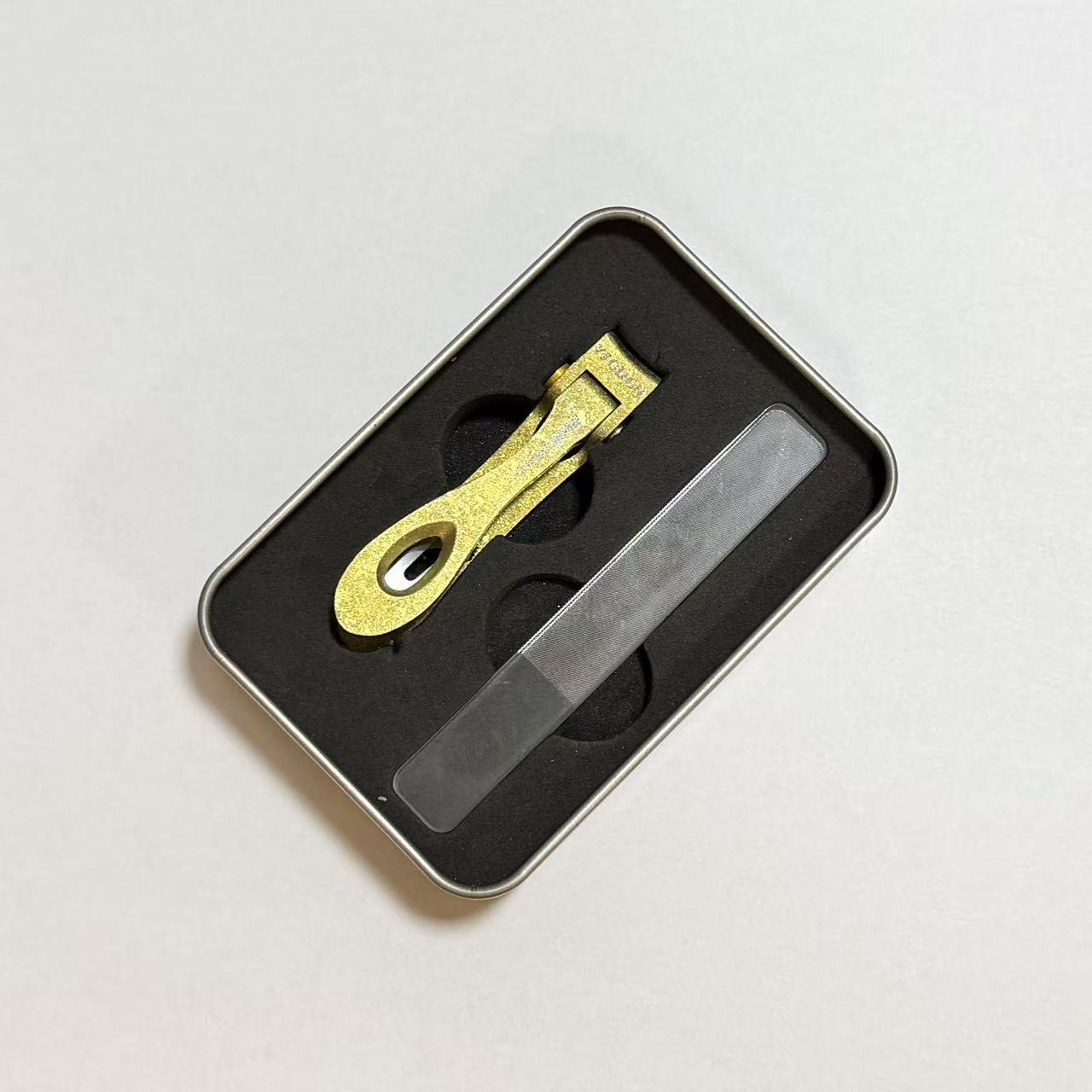 Portable Titanium Multi-functional EDC Nail Clippers Set for Outdoor and Business Use